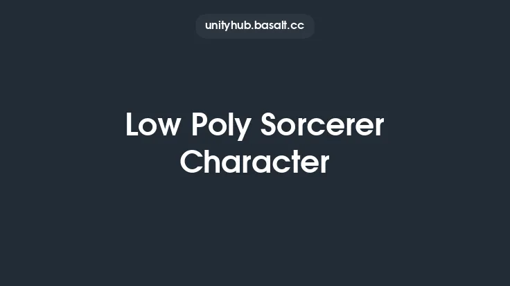 Low Poly Sorcerer Character Thumbnail