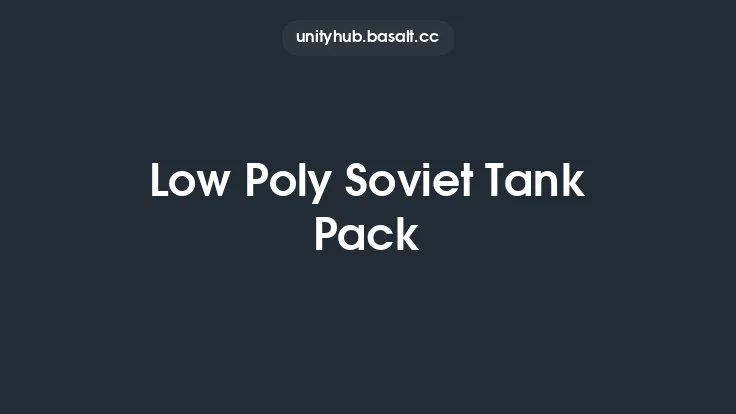 Low Poly Soviet Tank Pack Thumbnail