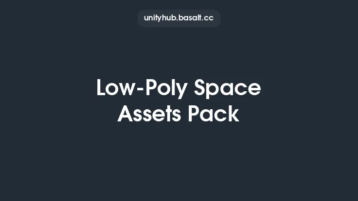 Low-Poly Space Assets Pack Thumbnail