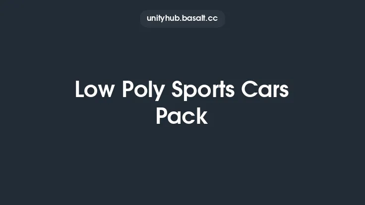 Low Poly Sports Cars Pack Thumbnail