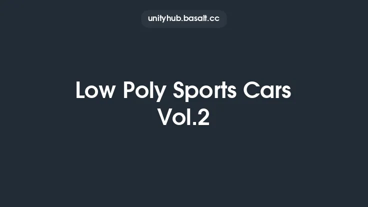 Low Poly Sports Cars Vol.2 Thumbnail