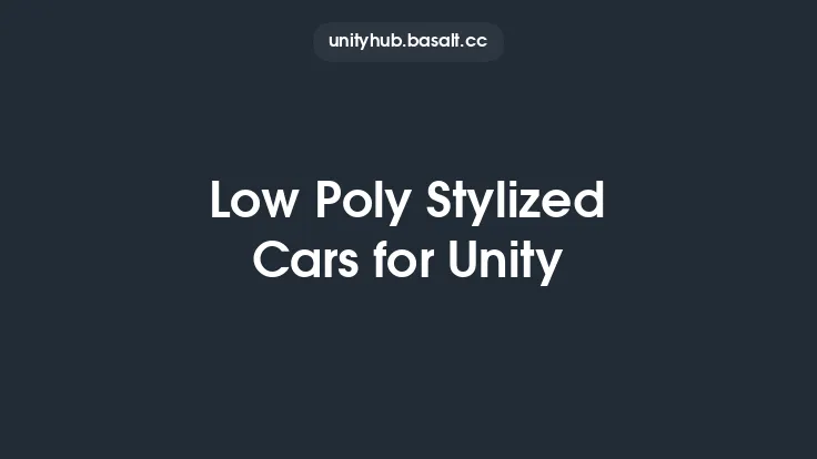 Low Poly Stylized Cars for Unity Thumbnail