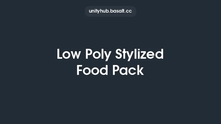 Low Poly Stylized Food Pack Thumbnail