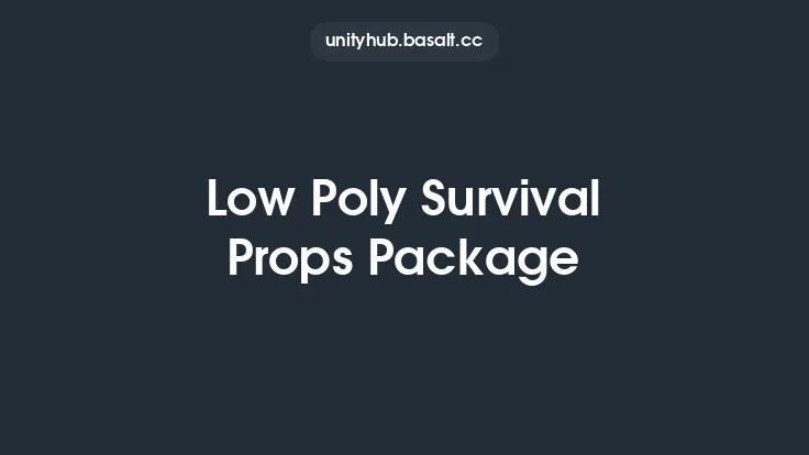 Low Poly Survival Props Package Thumbnail