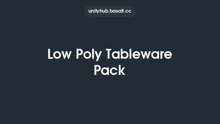 Low Poly Tableware Pack Thumbnail