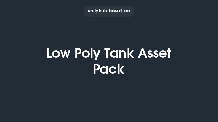 Low Poly Tank Asset Pack Thumbnail