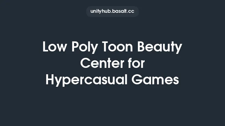 Low Poly Toon Beauty Center for Hypercasual Games Thumbnail