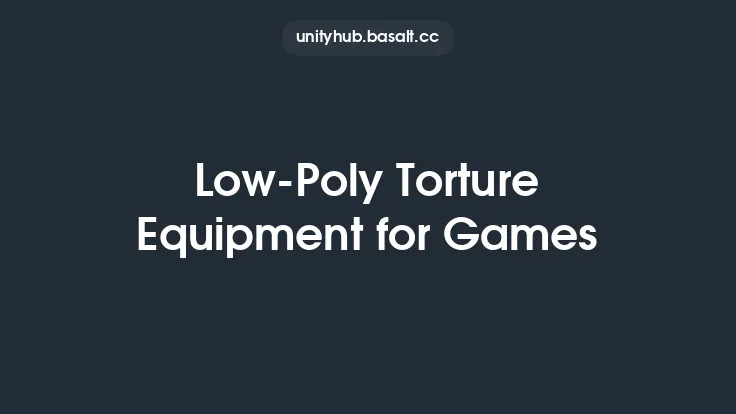 Low-Poly Torture Equipment for Games Thumbnail