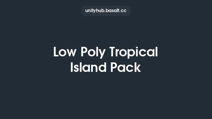 Low Poly Tropical Island Pack Thumbnail