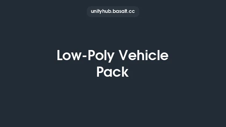Low-Poly Vehicle Pack Thumbnail