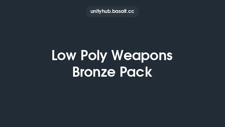 Low Poly Weapons Bronze Pack Thumbnail