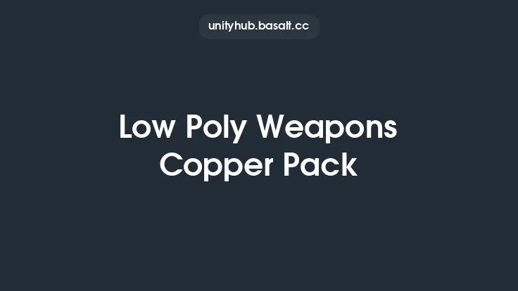 Low Poly Weapons Copper Pack Thumbnail