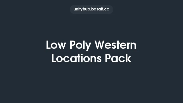 Low Poly Western Locations Pack Thumbnail