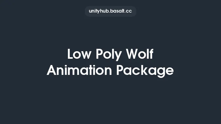 Low Poly Wolf Animation Package Thumbnail