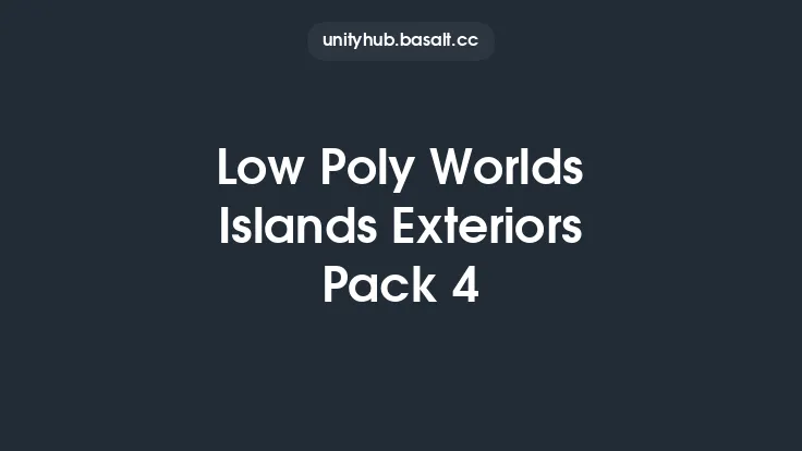 Low Poly Worlds Islands Exteriors Pack 4 Thumbnail