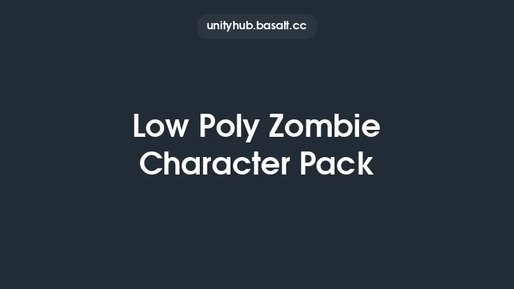 Low Poly Zombie Character Pack Thumbnail
