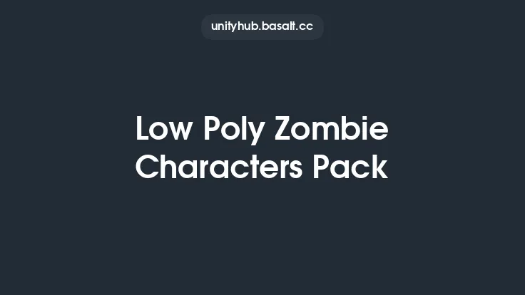 Low Poly Zombie Characters Pack Thumbnail
