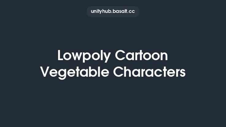 Lowpoly Cartoon Vegetable Characters Thumbnail