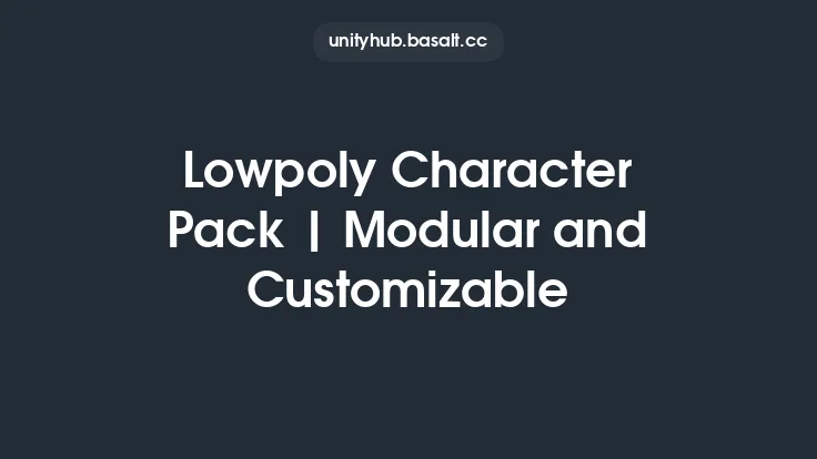 Lowpoly Character Pack | Modular and Customizable Thumbnail