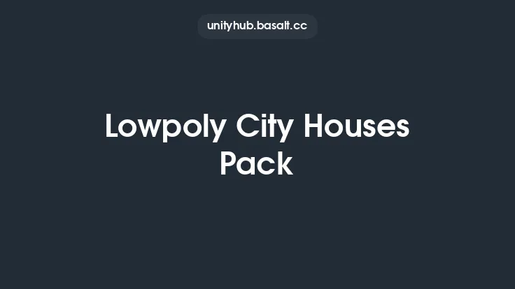 Lowpoly City Houses Pack Thumbnail