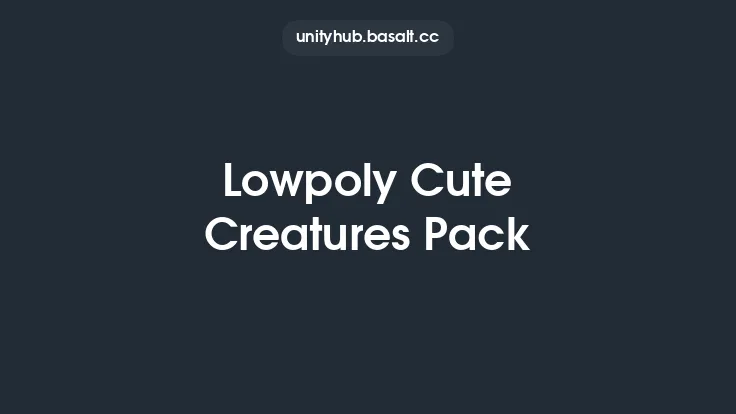 Lowpoly Cute Creatures Pack Thumbnail