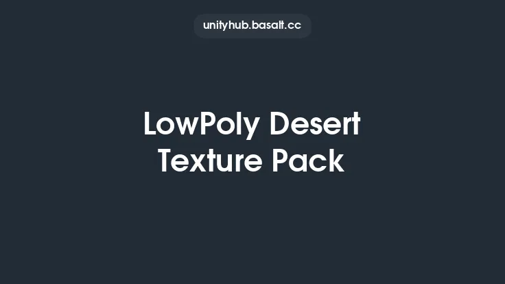 LowPoly Desert Texture Pack Thumbnail