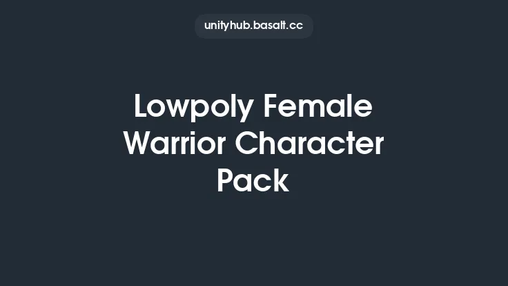Lowpoly Female Warrior Character Pack Thumbnail