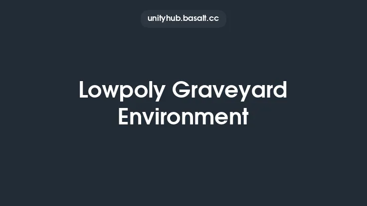 Lowpoly Graveyard Environment Thumbnail