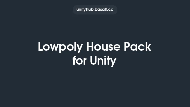 Lowpoly House Pack for Unity Thumbnail