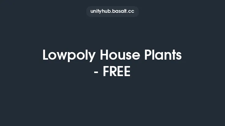Lowpoly House Plants - FREE Thumbnail