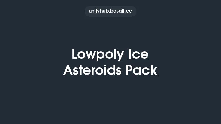 Lowpoly Ice Asteroids Pack Thumbnail