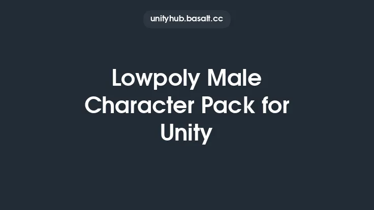 Lowpoly Male Character Pack for Unity Thumbnail