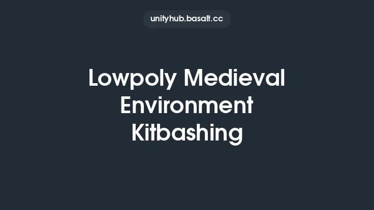 Lowpoly Medieval Environment Kitbashing Thumbnail