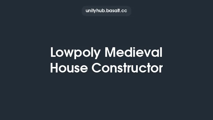 Lowpoly Medieval House Constructor Thumbnail