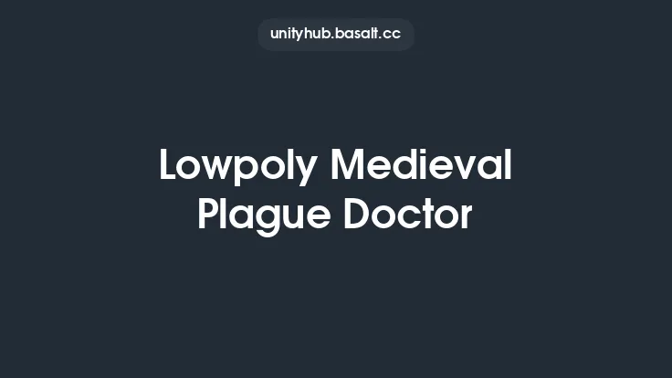 Lowpoly Medieval Plague Doctor Thumbnail