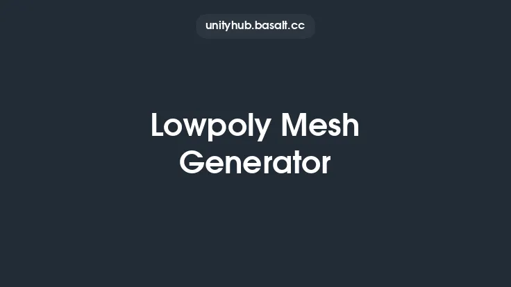 Lowpoly Mesh Generator Thumbnail