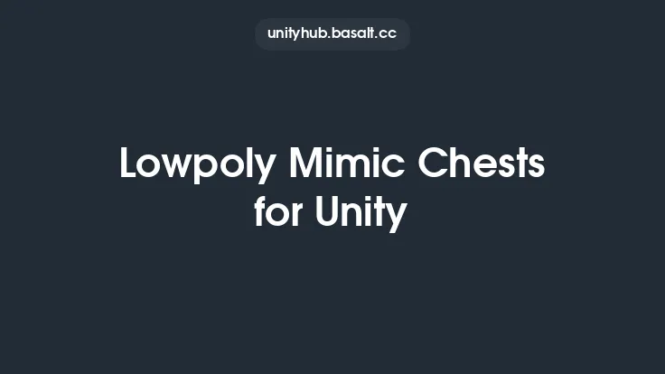 Lowpoly Mimic Chests for Unity Thumbnail