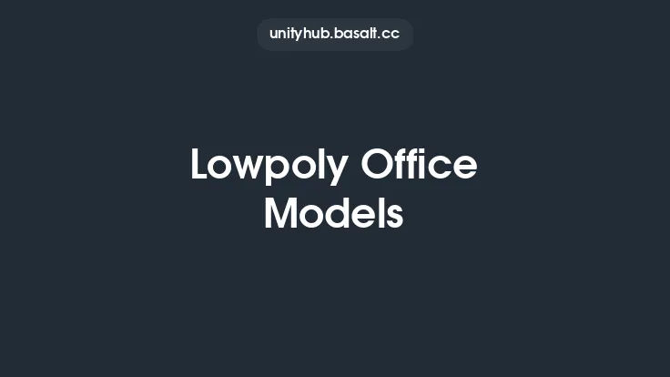 Lowpoly Office Models Thumbnail