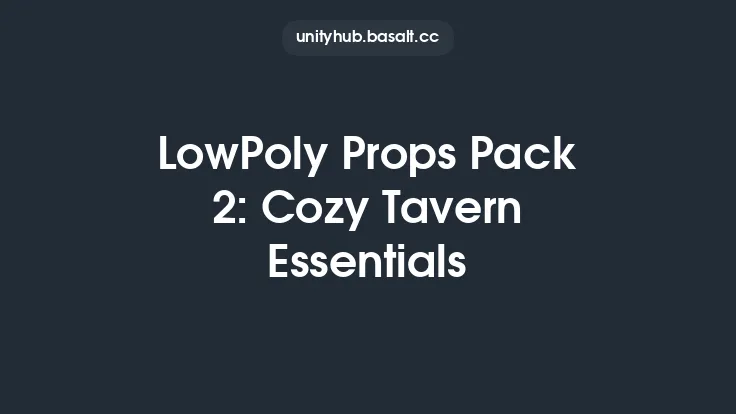 LowPoly Props Pack 2: Cozy Tavern Essentials Thumbnail