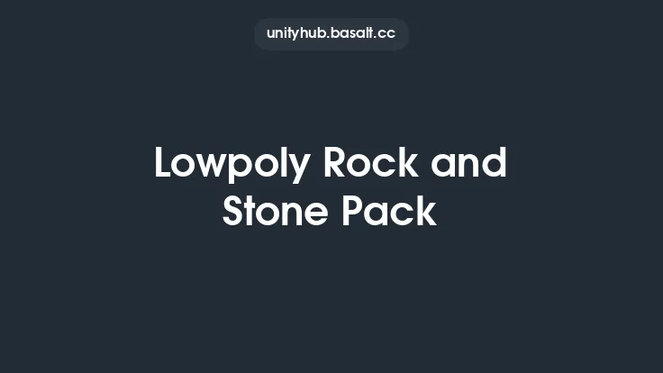 Lowpoly Rock and Stone Pack Thumbnail