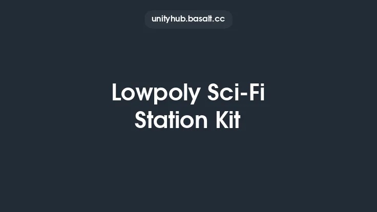 Lowpoly Sci-Fi Station Kit Thumbnail