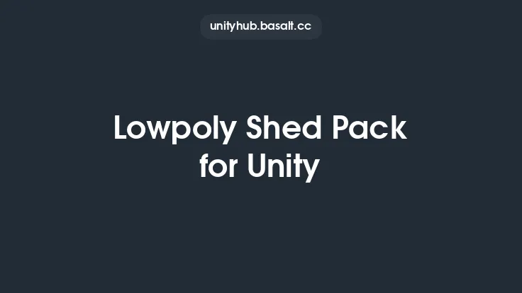 Lowpoly Shed Pack for Unity Thumbnail
