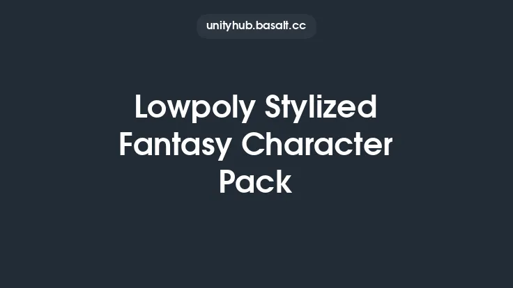 Lowpoly Stylized Fantasy Character Pack Thumbnail