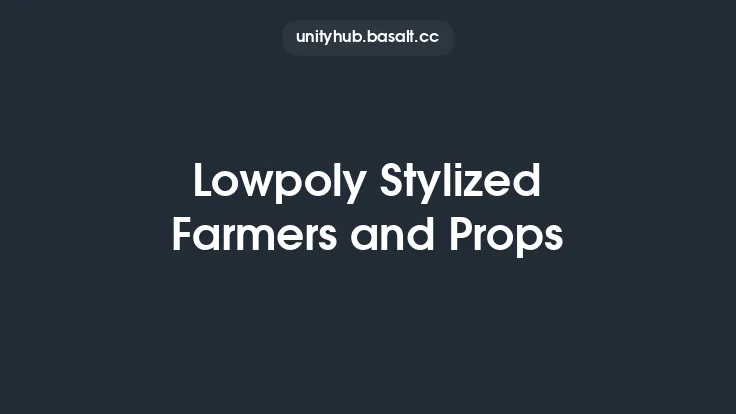 Lowpoly Stylized Farmers and Props Thumbnail