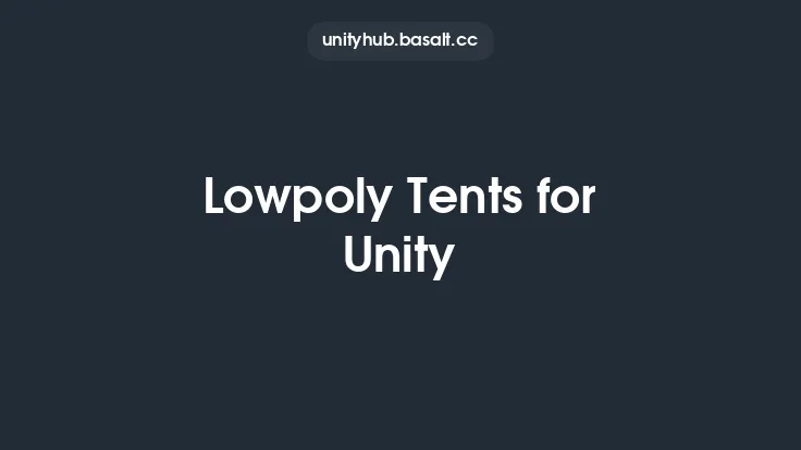 Lowpoly Tents for Unity Thumbnail