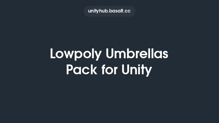 Lowpoly Umbrellas Pack for Unity Thumbnail