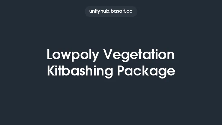 Lowpoly Vegetation Kitbashing Package Thumbnail