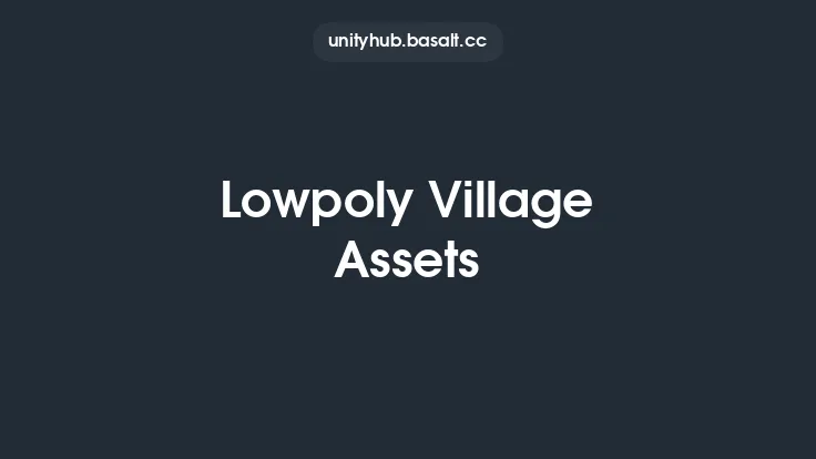Lowpoly Village Assets Thumbnail