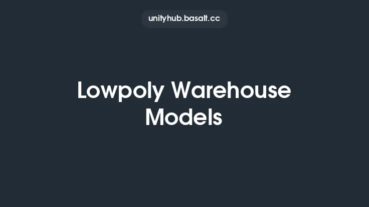 Lowpoly Warehouse Models Thumbnail