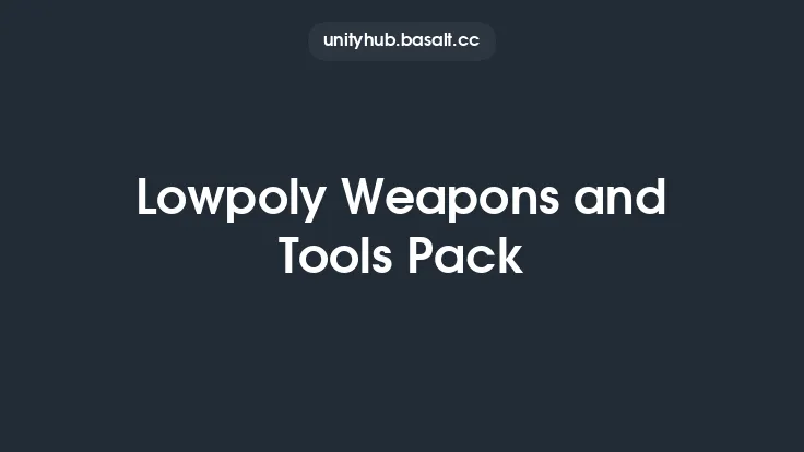 Lowpoly Weapons and Tools Pack Thumbnail